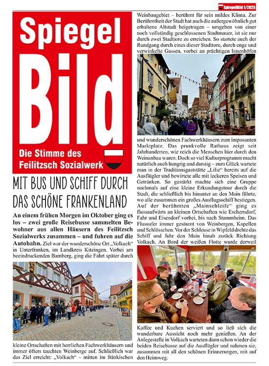 Titelseite Magazin Spiegelblid 2025-01